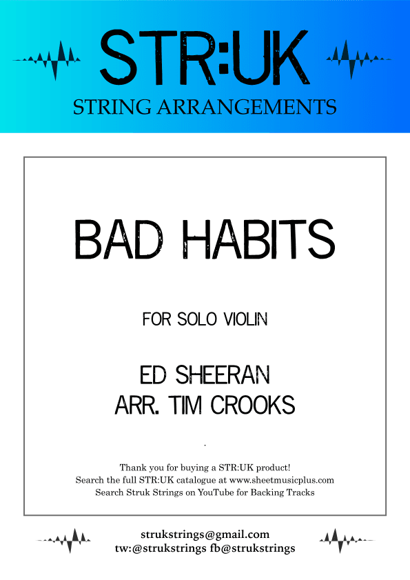 Bad Habits (arr. Tim Crooks)