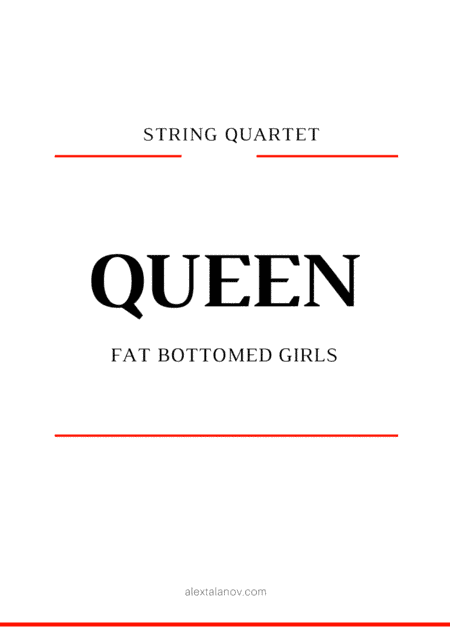 Fat Bottomed Girls (arr. Alex Talanov)