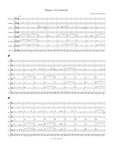 Libera Me from "Requiem" (arr. Robert Hendrickson)