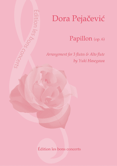 Dora Pejacevic: "Papillon (op. 6)" Arrangement for 3 flutes and alto flute by Yuki Hasegawa (arr. Yuki Hasegawa)