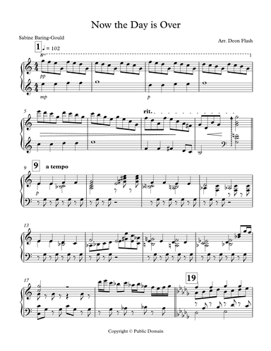 Now the Day is Over (arr. Deon Flash)