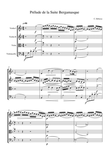 "Prelude" from Suite bergamasque