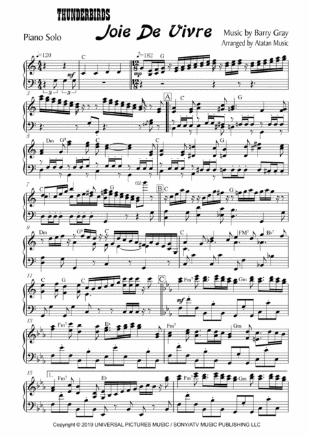 Thunderbirds (arr. Atatan Music)