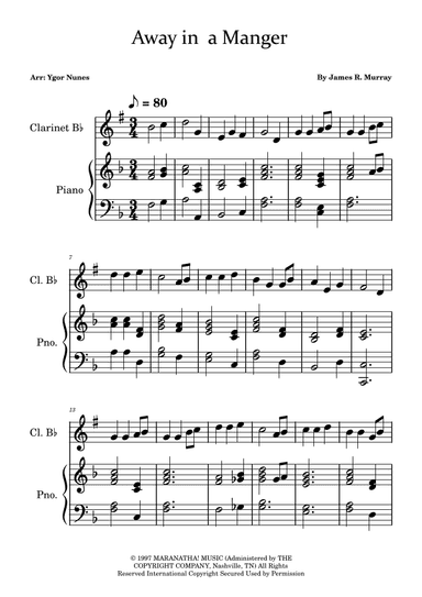 Away In A Manger (arr. Ygor Nunes)