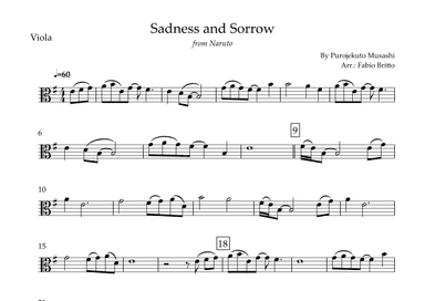 Sadness And Sorrow (arr. Fabio Britto)