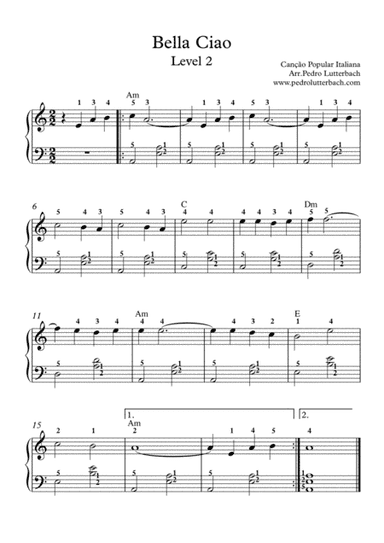 Bella Ciao (arr. Pedro Lutterbach)
