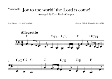 Joy to the world! the Lord is come! (arr. Davi Rocha Campos)