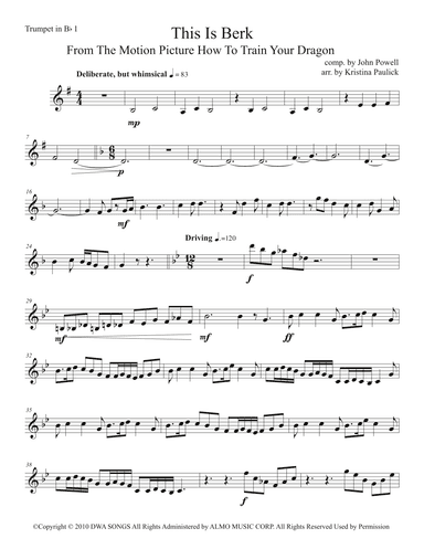 This Is Berk (arr. Kristina Paulick)