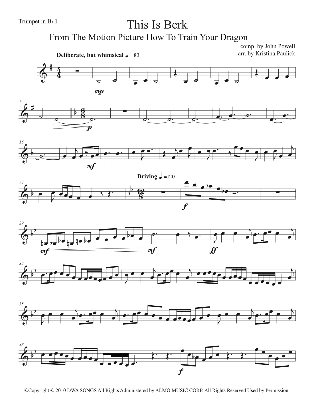 This Is Berk (arr. Kristina Paulick)