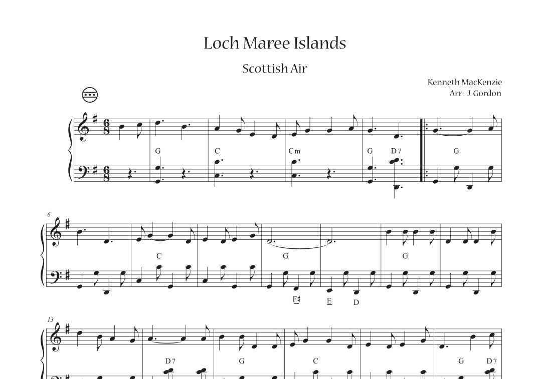 Loch Maree Islands (arr. Julia Gordon)