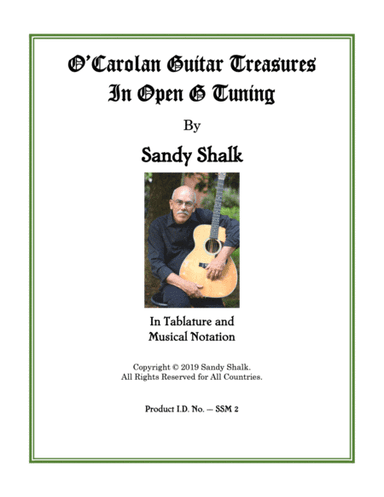 O'Carolan Guitar Treasures in Open G Tuning (arr. Sandy Shalk)