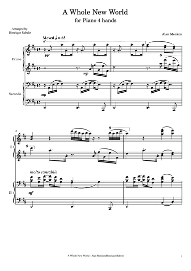 A Whole New World (arr. Henrique Rabelo)