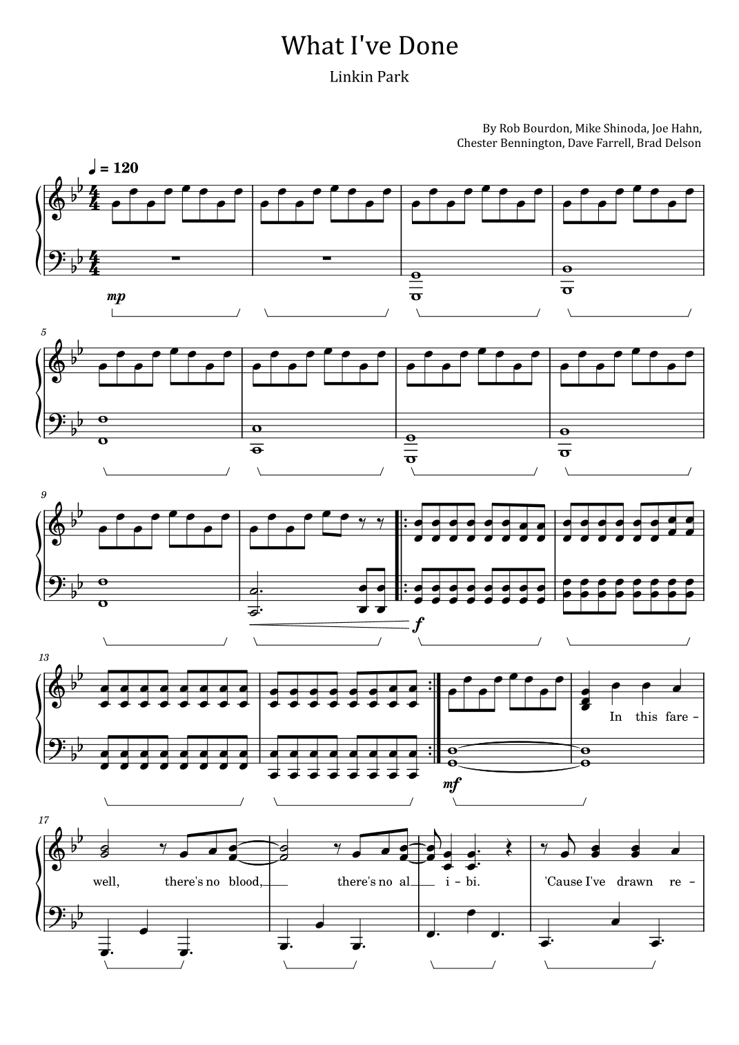 What I've Done (arr. poon)