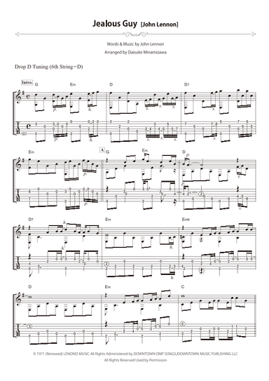 Jealous Guy (arr. Daisuke Minamizawa)