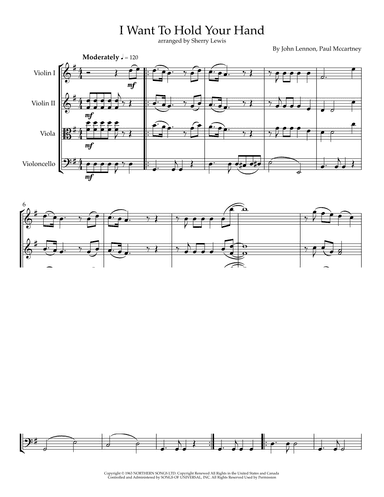 I Want To Hold Your Hand (arr. Sherry Lewis)