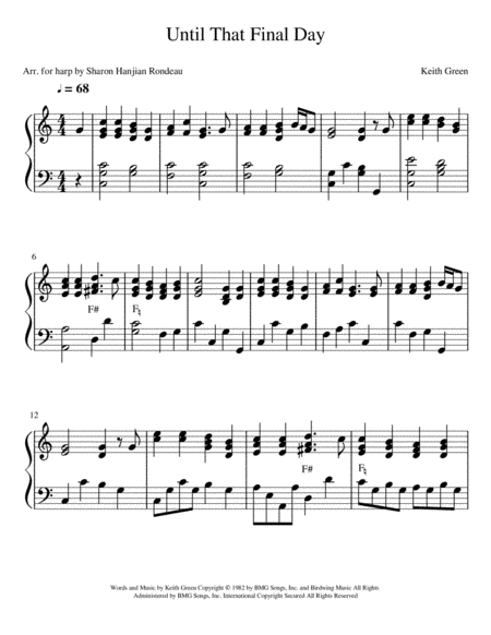 Until That Final Day (arr. Sharon Hanjian Rondeau)