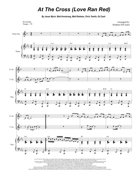 At The Cross (love Ran Red) (arr. Stephen DeCesare)