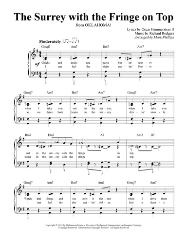 The Surrey With The Fringe On Top (arr. Mark Phillips)
