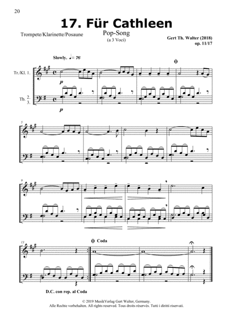 For Cathleen (from Brass Pop Romanticists)