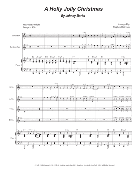A Holly Jolly Christmas (arr. Stephen DeCesare)