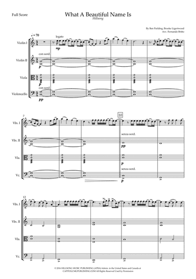 What A Beautiful Name (arr. Fernando Britto)