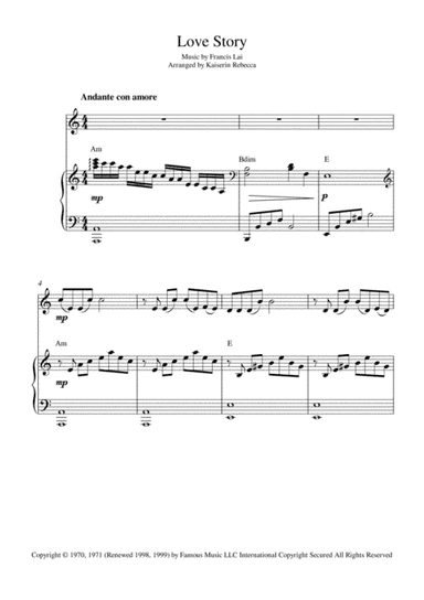 Love Story (arr. Kaiserin Rebecca)