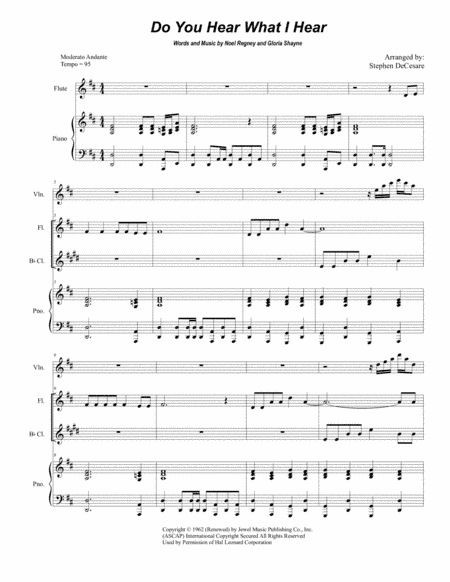 Do You Hear What I Hear (arr. Stephen DeCesare)