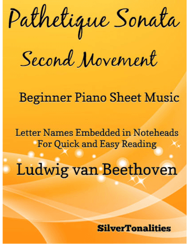Pathetique Sonata Beginner Piano Sheet Music (arr. SilverTonalities)