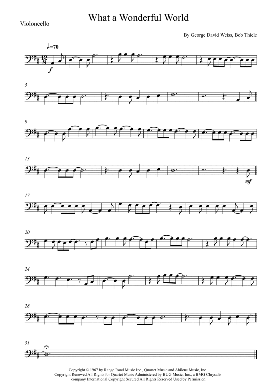 What A Wonderful World (arr. Vinicius Louzada)