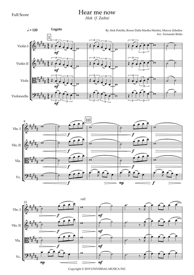 Hear Me Now (arr. Fernando Britto)