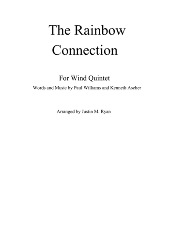 The Rainbow Connection (arr. Justin M. Ryan)