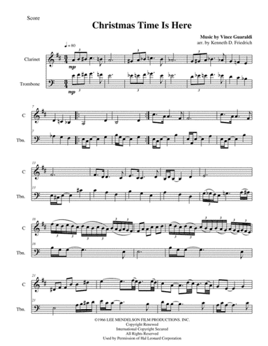 Christmas Time Is Here (arr. Kenneth D. Friedrich)