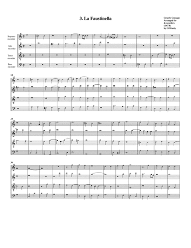 Sonata no.3 a4 (28 Sonate a quattro, sei et otto, con alcuni concerti (1608)) "La Faustinella" (arra (arr. Gil Garty)