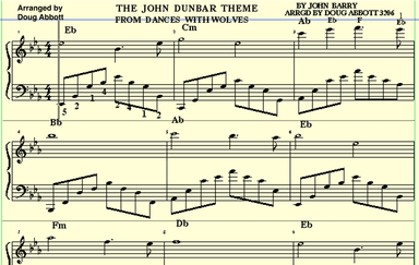 The John Dunbar Theme (arr. Doug Abbott)