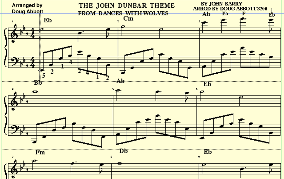 The John Dunbar Theme (arr. Doug Abbott)