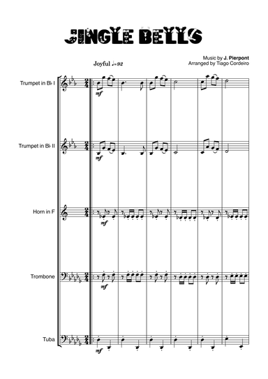 Jingle Bells (arr. Tiago Cordeiro)