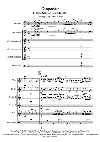 Despacito (arr. Alex Putra)