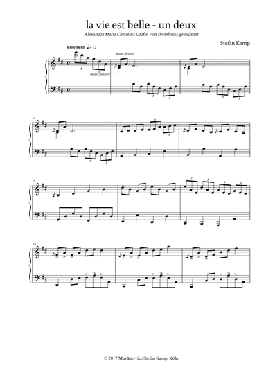 Un   deux (La vie est belle)