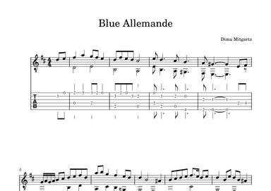 Blue Allemande