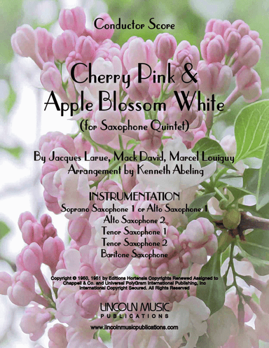Cherry Pink And Apple Blossom White (arr. Kenneth Abeling)