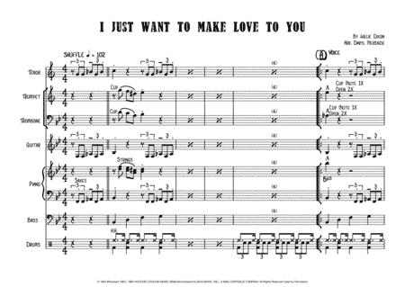 I Just Want To Make Love To You (arr. Daryl McKenzie)