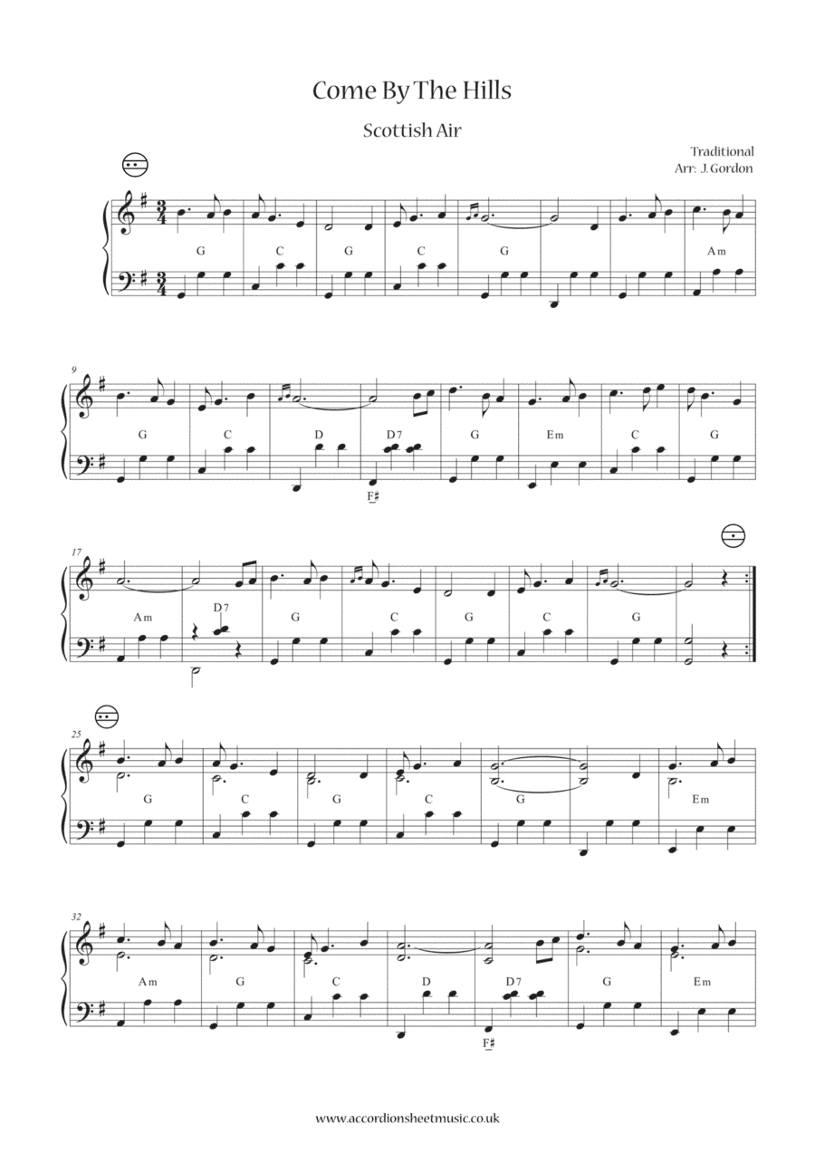 Come By The Hills (arr. Julia Gordon)