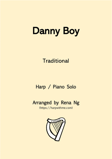Danny Boy (Harp / Piano Solo) - Intermediate (arr. Rena Ng)