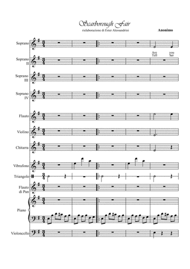 Scarborough fair (arr. E.Alessandrini)
