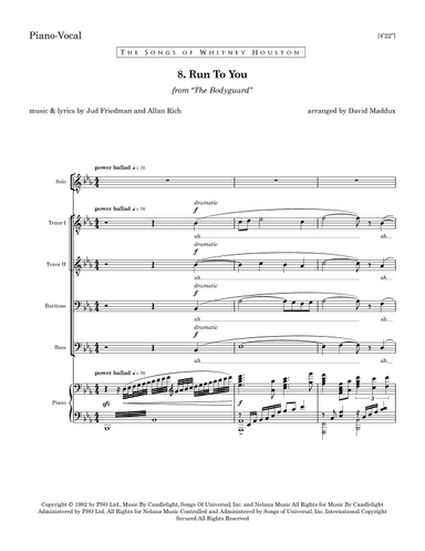 Run To You (arr. David Maddux)