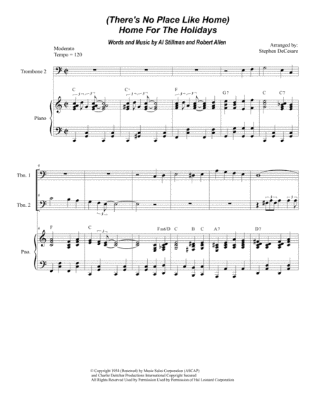 (There's No Place Like) Home For The Holidays (arr. Stephen DeCesare)