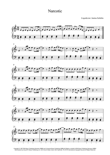 Narcotic (arr. Janina Schülin)