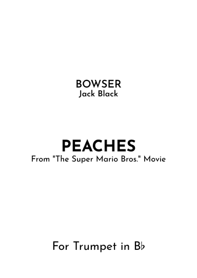 Peaches (arr. Jireh J.)
