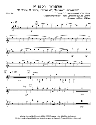 Mission: Impossible Theme (arr. Roger Wallace)