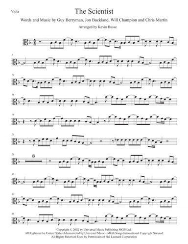 The Scientist (arr. Kevin Busse)